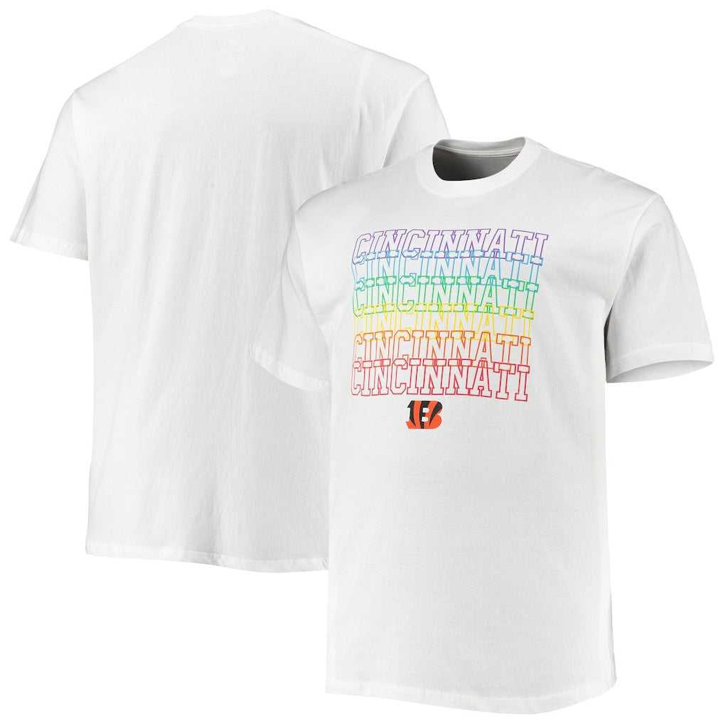 Cincinnati Bengals Big & Tall City Pride T-Shirt White | Fanatics