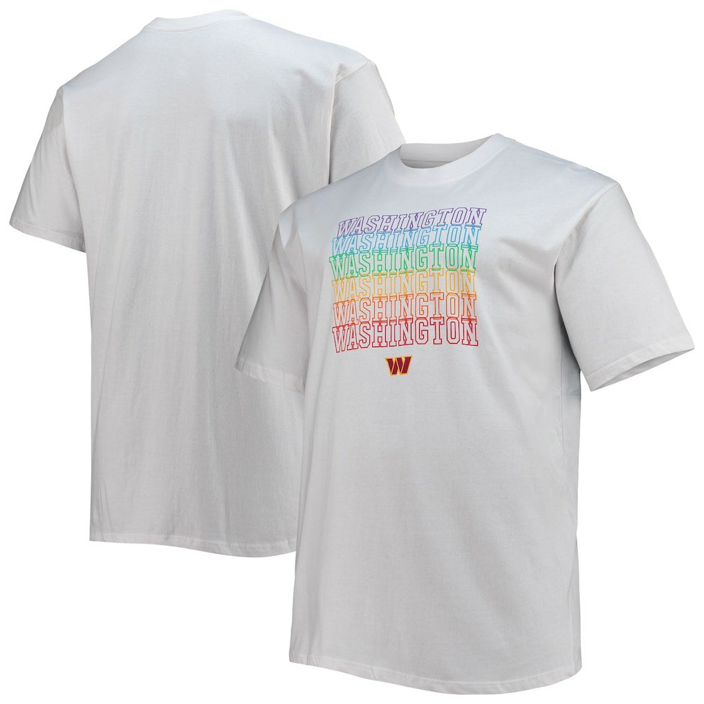 Washington Commanders Big & Tall City Pride T-Shirt White | Fanatics