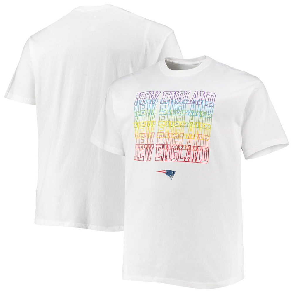 New England Patriots Big & Tall City Pride T-Shirt White | Fanatics