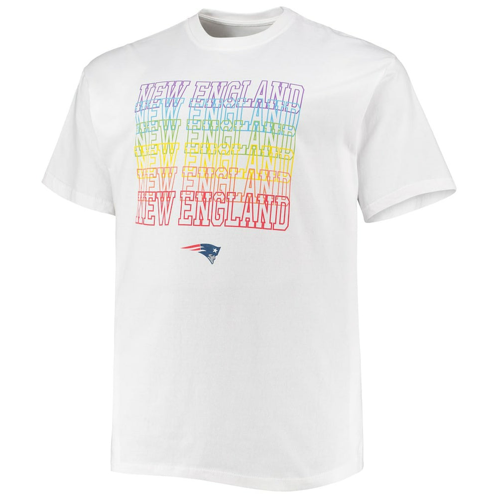 New England Patriots Big & Tall City Pride T-Shirt White | Fanatics
