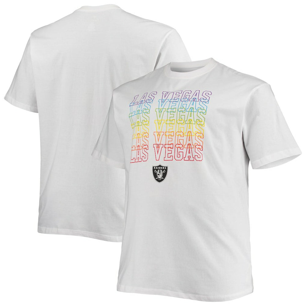 Las Vegas Raiders Big & Tall City Pride T-Shirt White | Fanatics