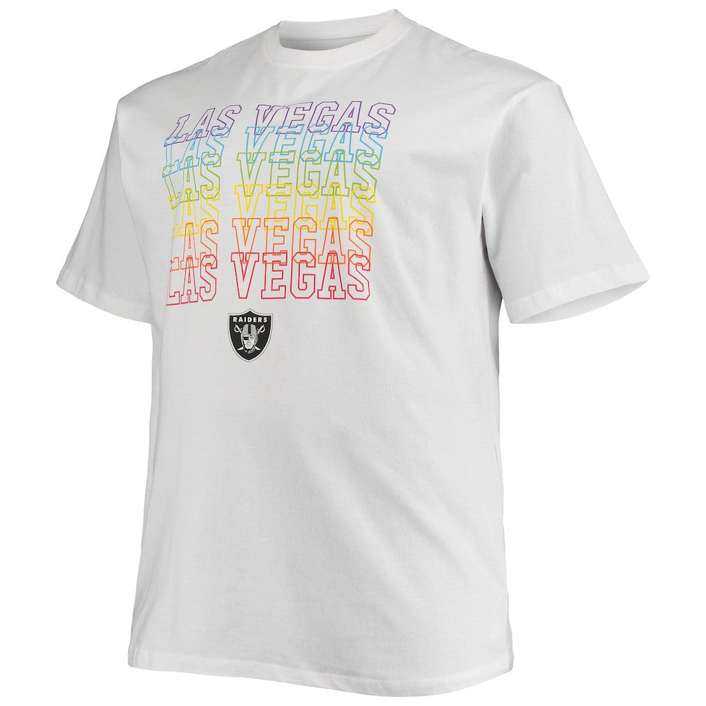 Las Vegas Raiders Big & Tall City Pride T-Shirt White | Fanatics