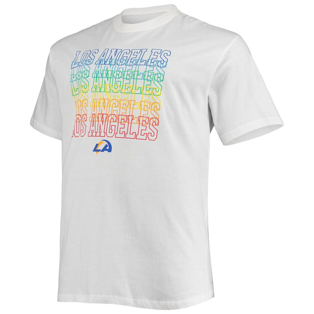 Los Angeles Rams Big & Tall City Pride T-Shirt White | Fanatics