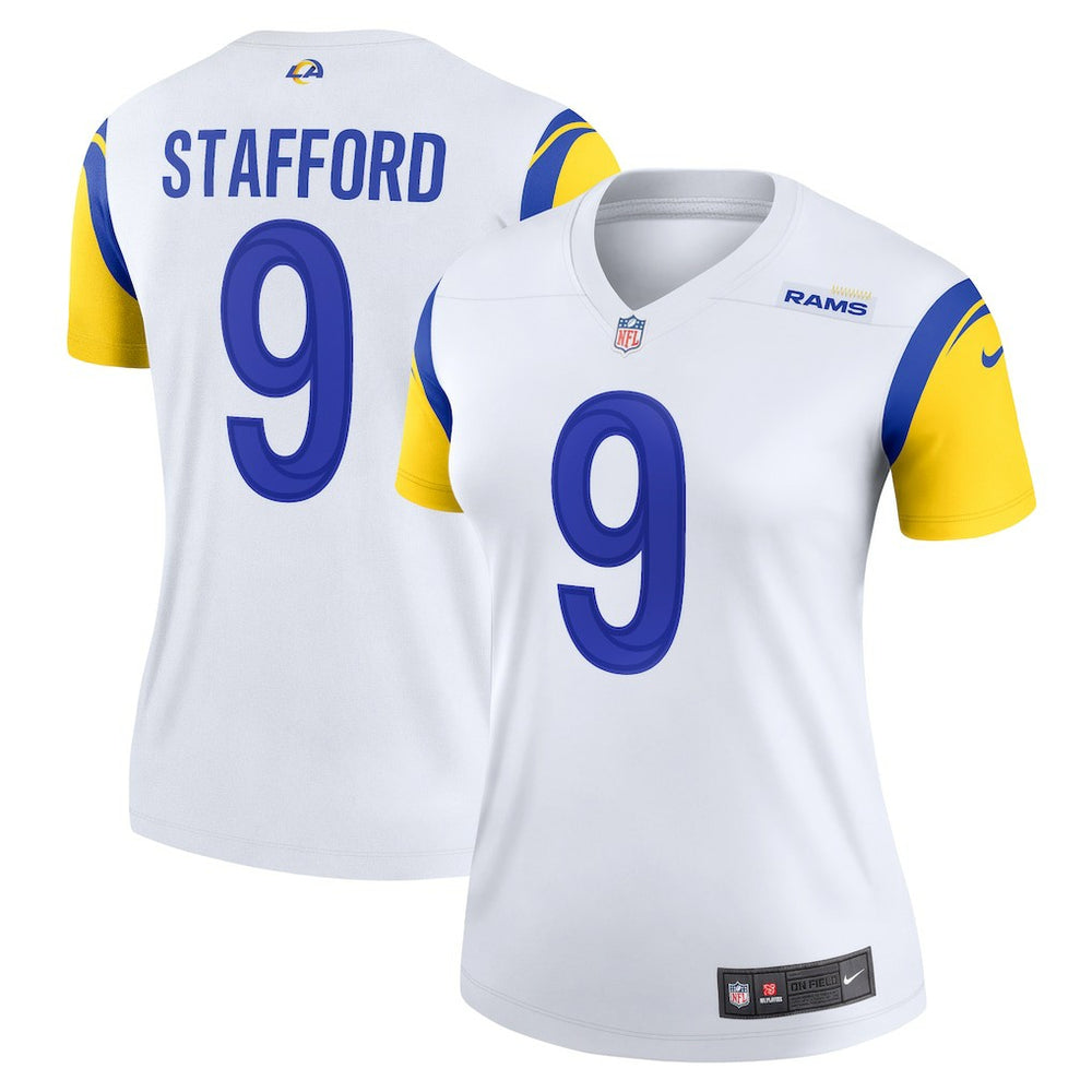 Matthew Stafford Los Angeles Rams Women's Alternate Legend Player Performance Top White | Nike for Sale