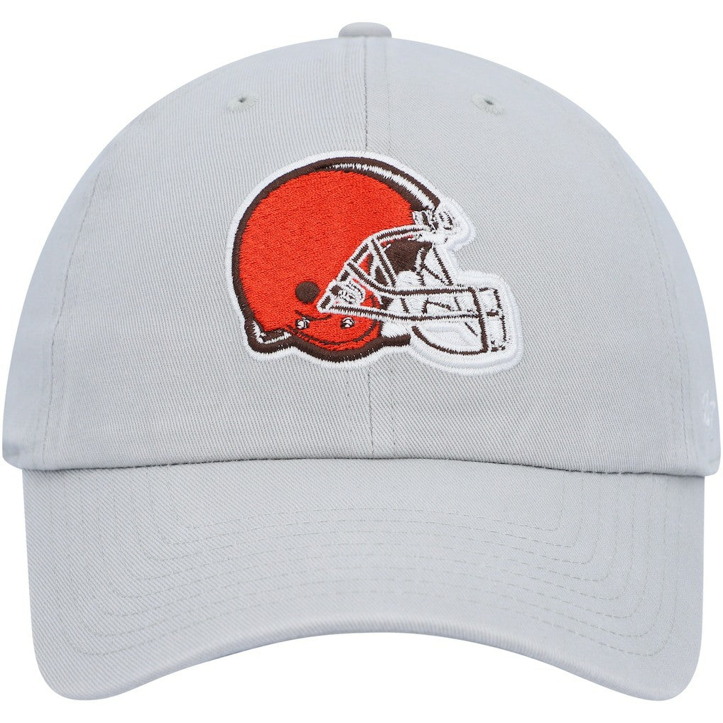 Cleveland Browns '47 Team Clean Up Adjustable Hat Gray | 47 brand