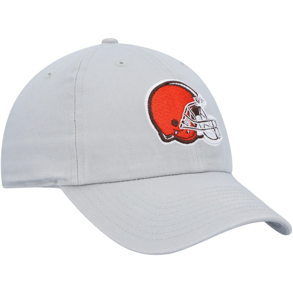 Cleveland Browns '47 Team Clean Up Adjustable Hat Gray | 47 brand