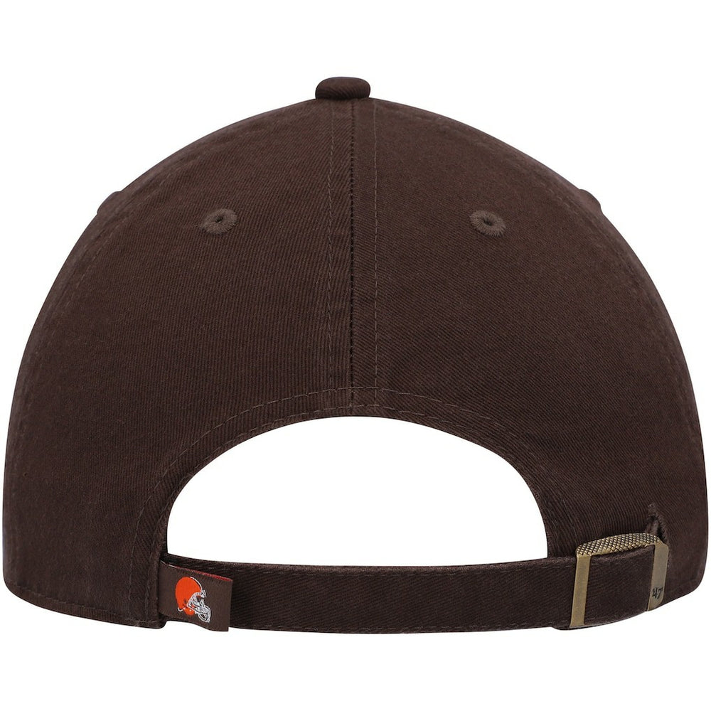 Cleveland Browns '47 Youth Team Logo Clean Up Adjustable Hat Brown | 47 brand