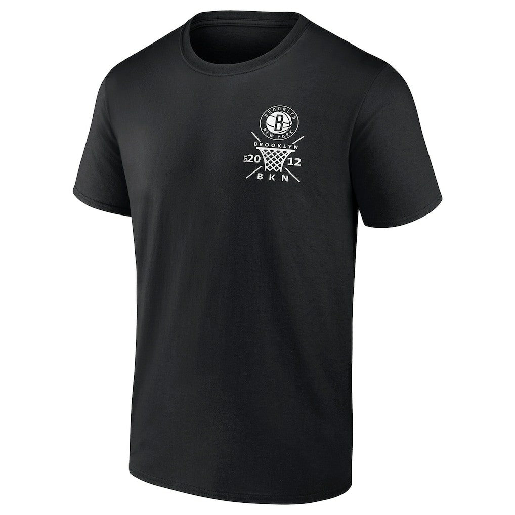 Brooklyn Nets Court Street Collective T-Shirt Black - NBA