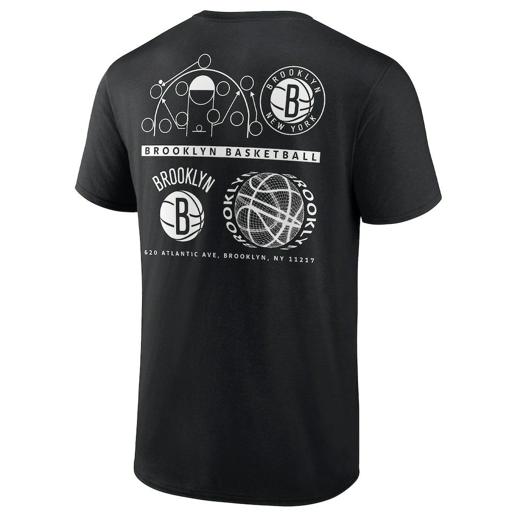 Brooklyn Nets Court Street Collective T-Shirt Black - NBA