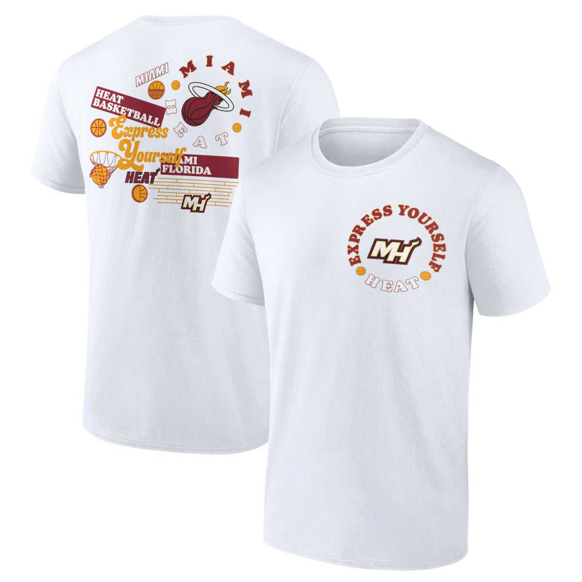 Miami Heat Street Collective T-Shirt White - NBA