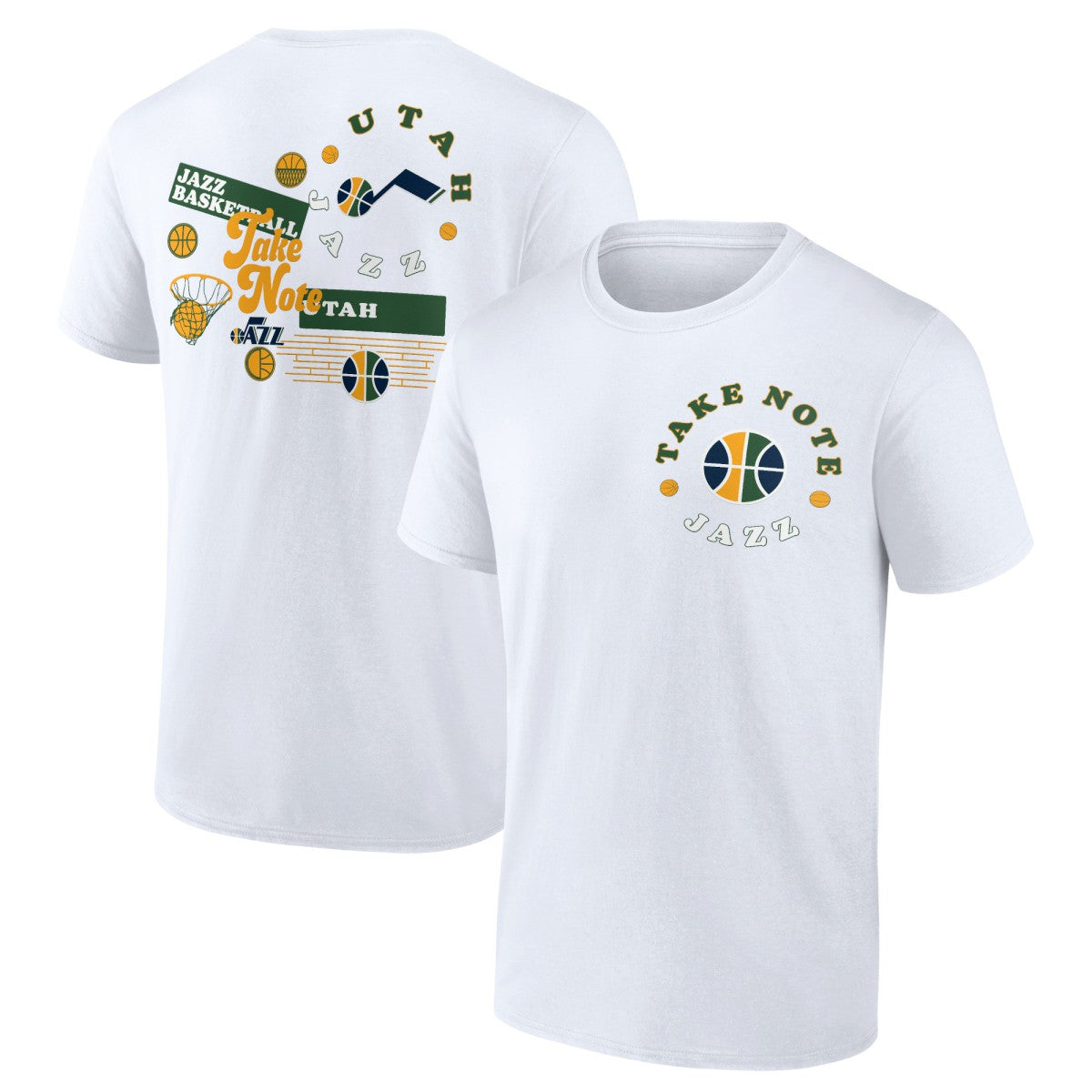 Utah Jazz Street Collective T-Shirt White - NBA