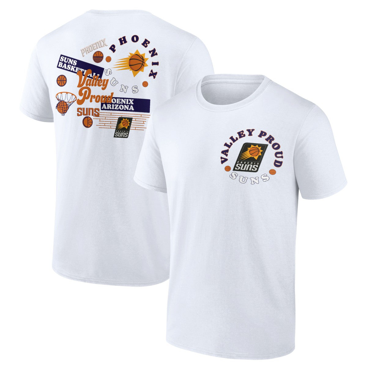 Phoenix Suns Street Collective T-Shirt White - NBA