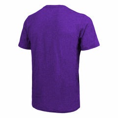 Los Angeles Lakers Majestic Threads Ball Hog Logo Tri-Blend T-Shirt Heathered Purple - NBA
