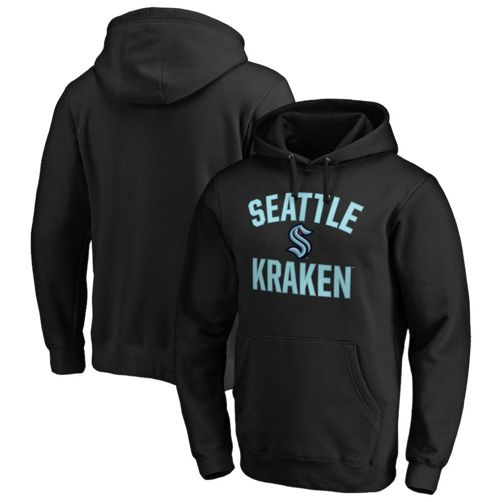 Seattle Kraken Fanatics Big & Tall Victory Arch Pullover Hoodie - Black - NHL