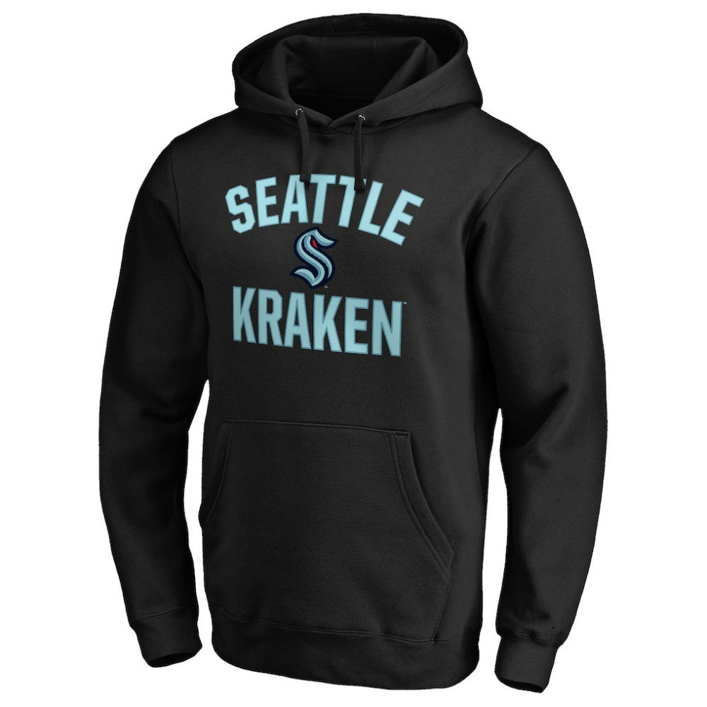 Seattle Kraken Fanatics Big & Tall Victory Arch Pullover Hoodie - Black - NHL