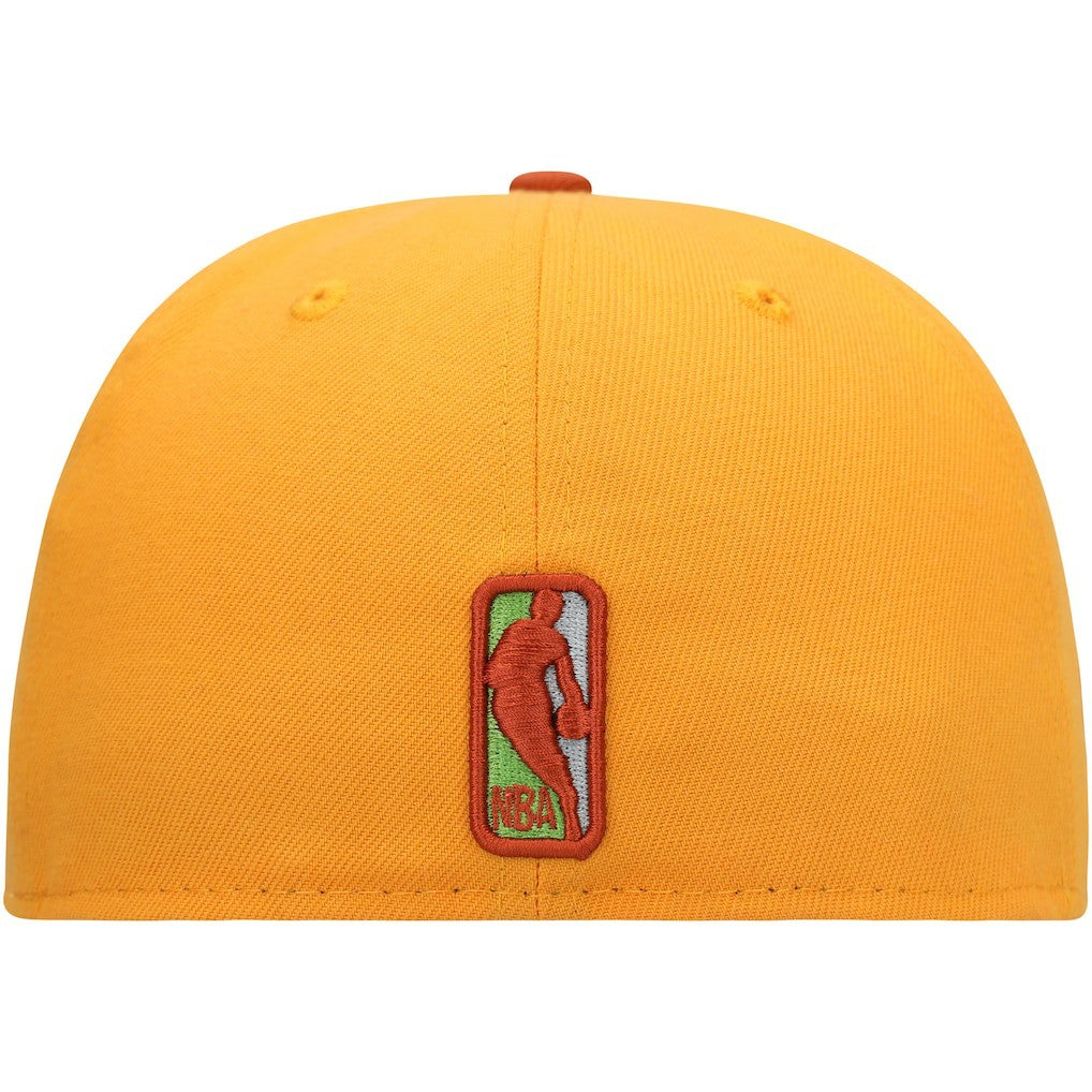 Philadelphia 76ers 59FIFTY Fitted Hat Gold/Rust - NBA