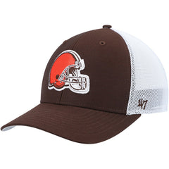 Cleveland Browns '47 Trophy Trucker Flex Hat Brown/White | 47 brand