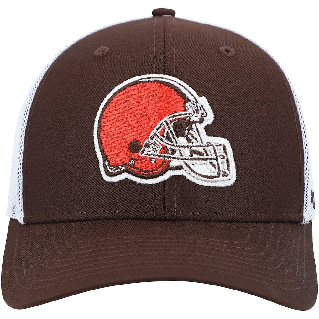 Cleveland Browns '47 Trophy Trucker Flex Hat Brown/White | 47 brand