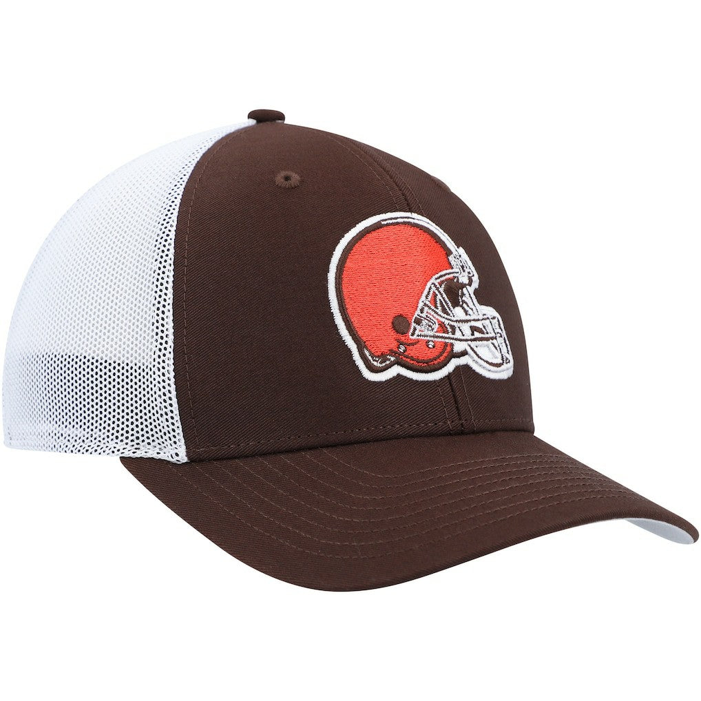 Cleveland Browns '47 Trophy Trucker Flex Hat Brown/White | 47 brand