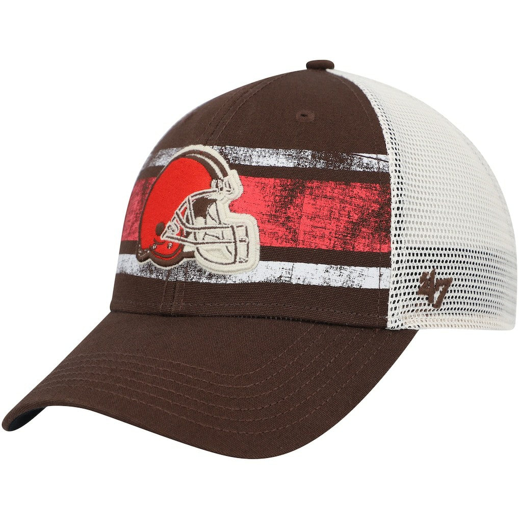 Cleveland Browns '47 Interlude MVP Trucker Snapback Hat Brown/White | 47 brand