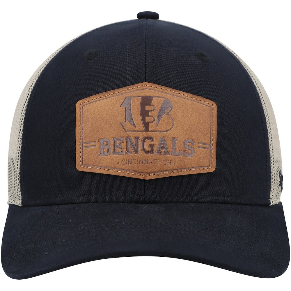 Cincinnati Bengals '47 Rawhide Trucker Adjustable Hat Dark Navy/Natural | 47 brand