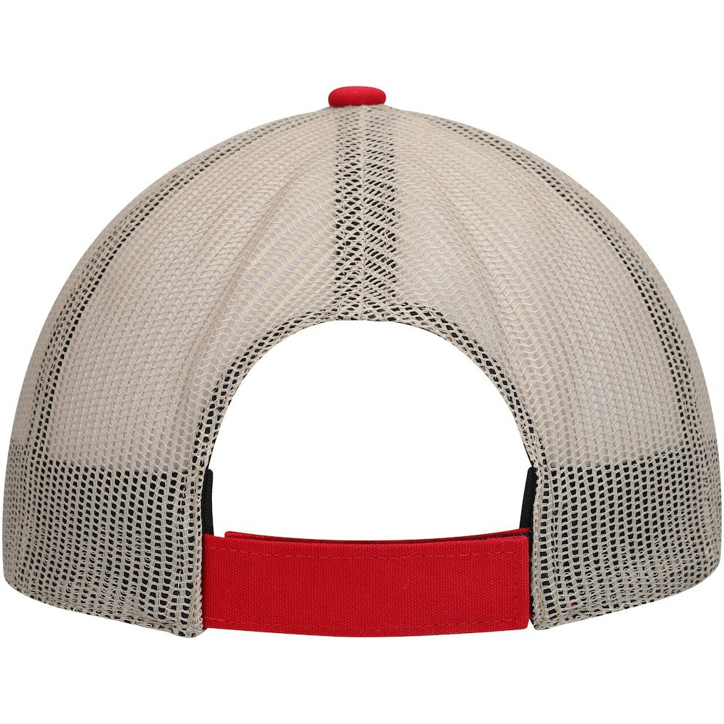 San Francisco 49ers '47 Rawhide Trucker Adjustable Hat Scarlet/Natural | 47 brand