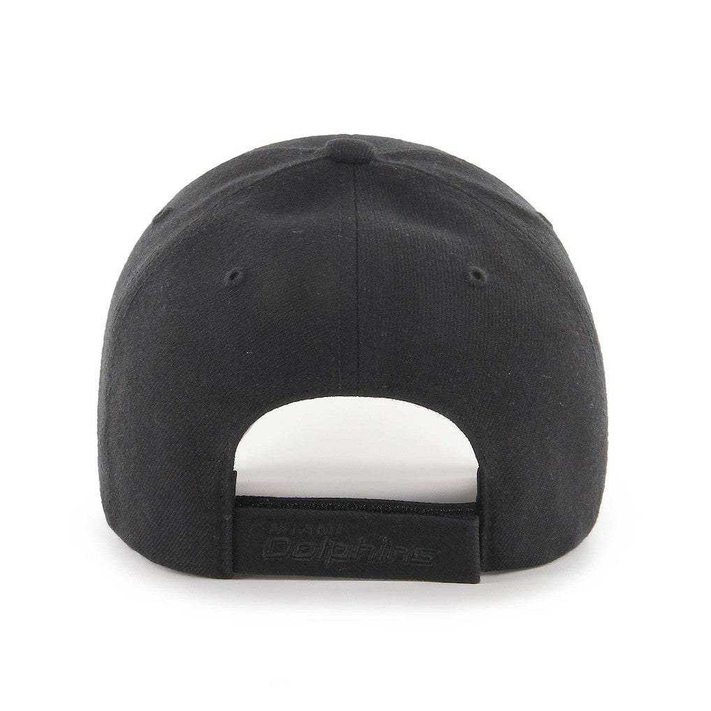 Miami Dolphins '47 Tonal MVP Adjustable Hat Black | 47 brand