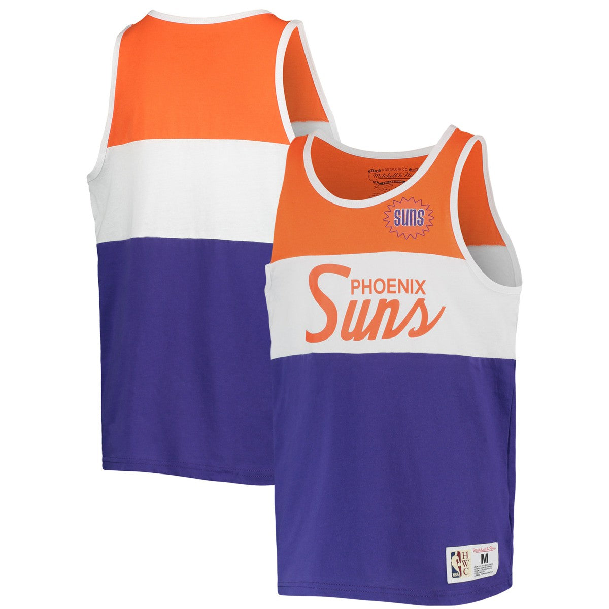 Phoenix Suns Youth Hardwood Classics Special Script Tank Top Purple/Orange - NBA