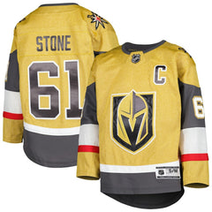 Mark Stone Vegas Golden Knights Youth Home Captain Patch Premier Player Jersey - Gold - NHL