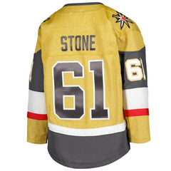 Mark Stone Vegas Golden Knights Youth Home Captain Patch Premier Player Jersey - Gold - NHL
