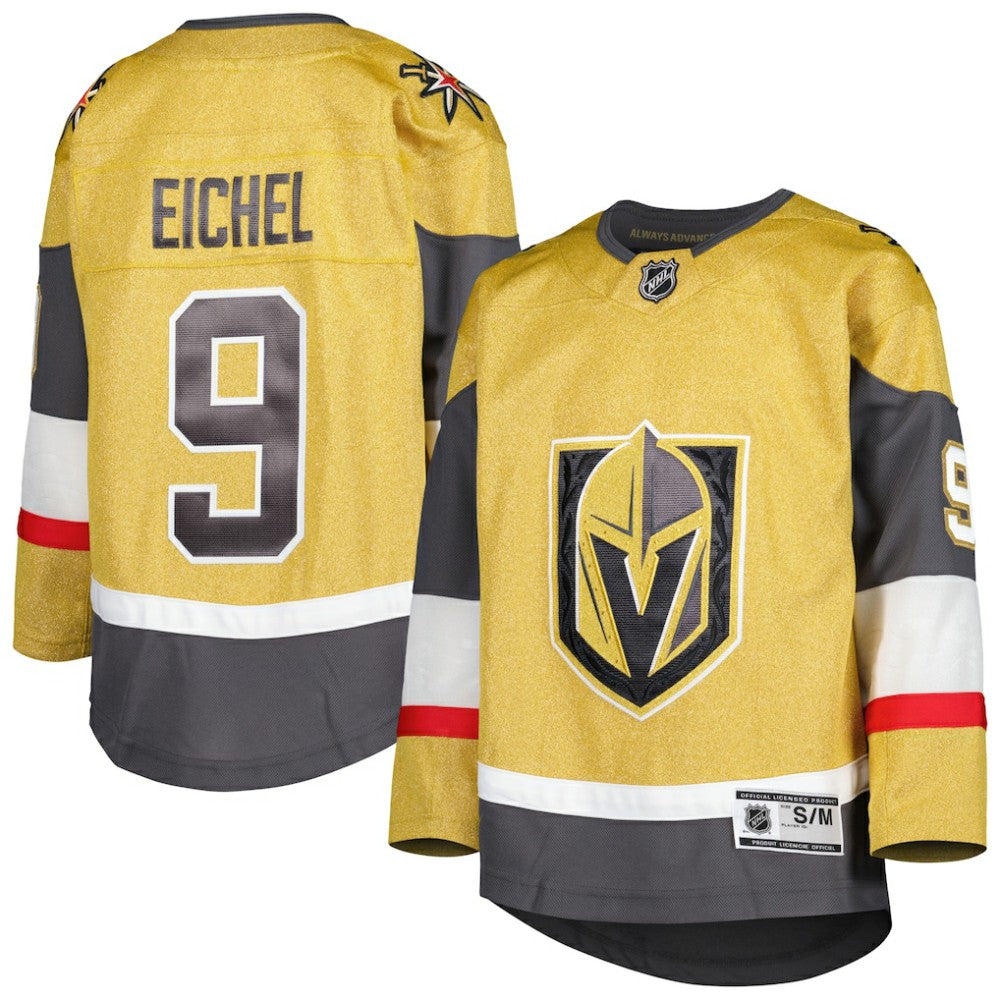 Jack Eichel Vegas Golden Knights Youth Home Premier Player Jersey - Gold - NHL