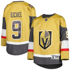 Jack Eichel Vegas Golden Knights Youth Home Premier Player Jersey - Gold - NHL