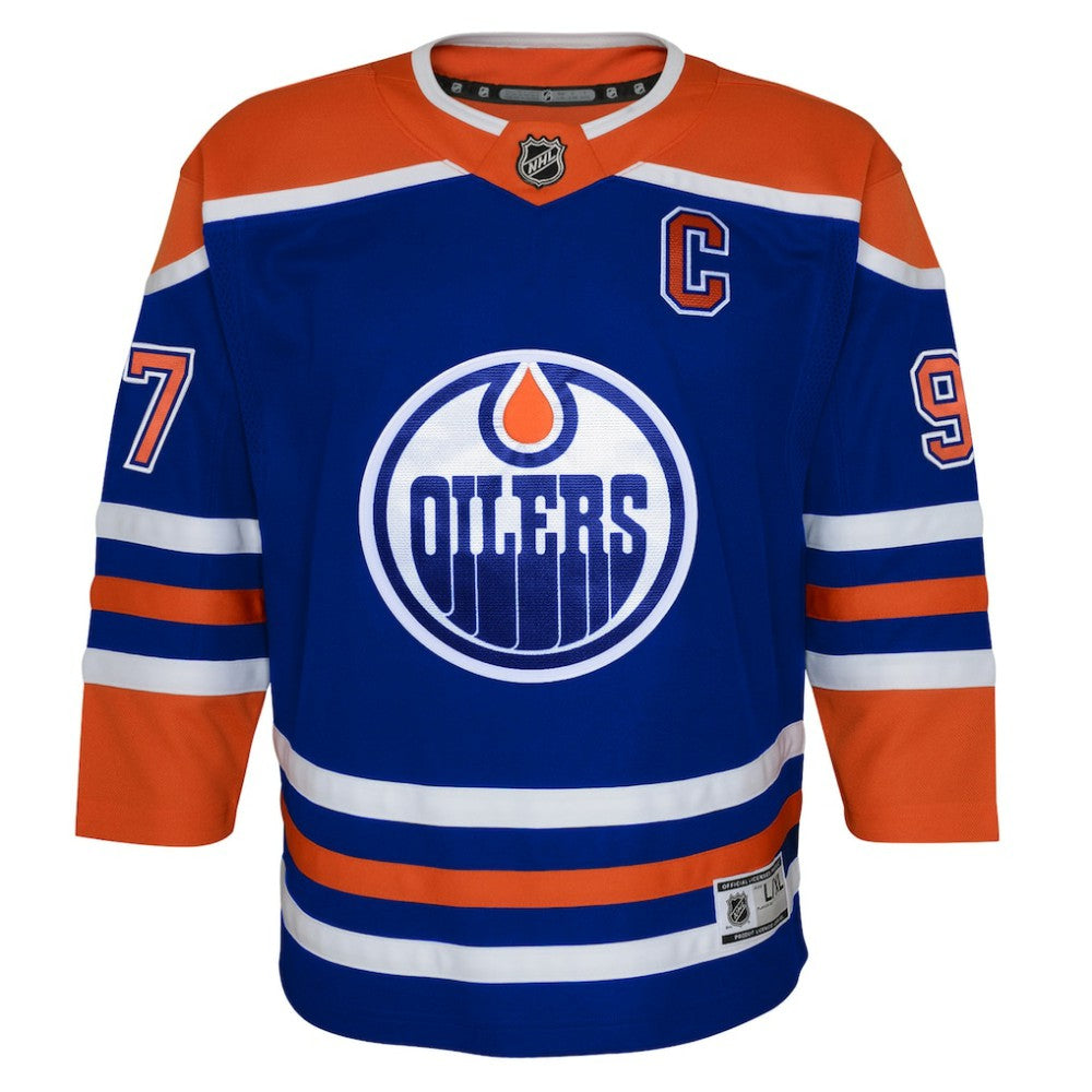 Connor McDavid Edmonton Oilers Youth Home Premier Player Jersey - Royal - NHL