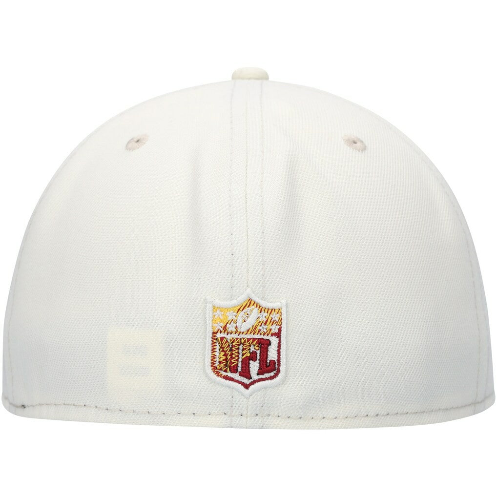 Washington Commanders New Era Chrome Color Dim 59FIFTY Fitted Hat Cream | NFL