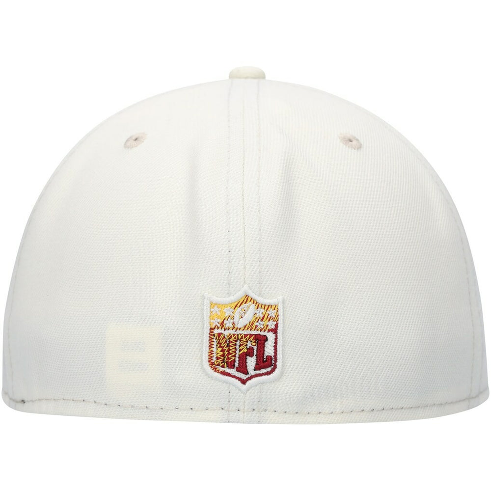 Washington Commanders New Era Chrome Color Dim 59FIFTY Fitted Hat Cream | NFL