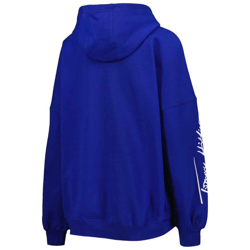 Buffalo Bills Tommy Hilfiger Women's Becca Drop Shoulder Pullover Hoodie Royal | NFL