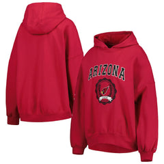 Arizona Cardinals Tommy Hilfiger Women's Becca Drop Shoulder Pullover Hoodie Cardinal | NFL