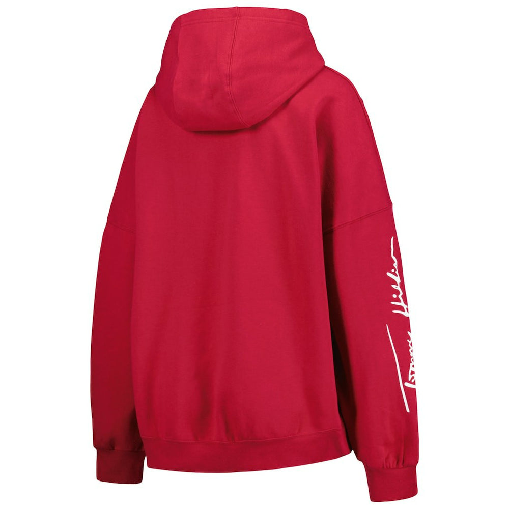 Arizona Cardinals Tommy Hilfiger Women's Becca Drop Shoulder Pullover Hoodie Cardinal | NFL