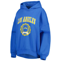 Los Angeles Chargers Tommy Hilfiger Women's Becca Drop Shoulder Pullover Hoodie Powder Blue | NFL