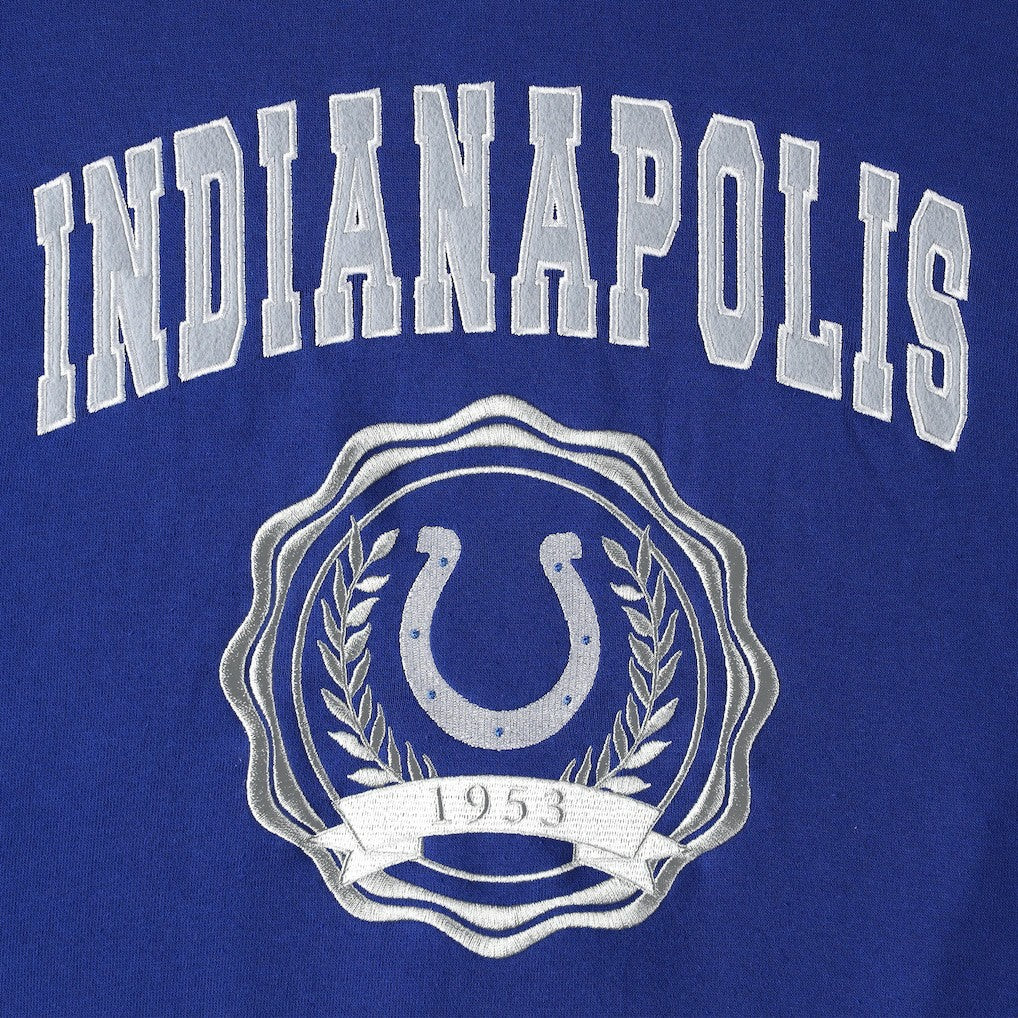 Indianapolis Colts Tommy Hilfiger Women's Becca Drop Shoulder Pullover Hoodie Royal | NFL