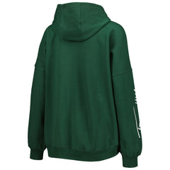 Green Bay Packers Tommy Hilfiger Women's Becca Drop Shoulder Pullover Hoodie Green | NFL