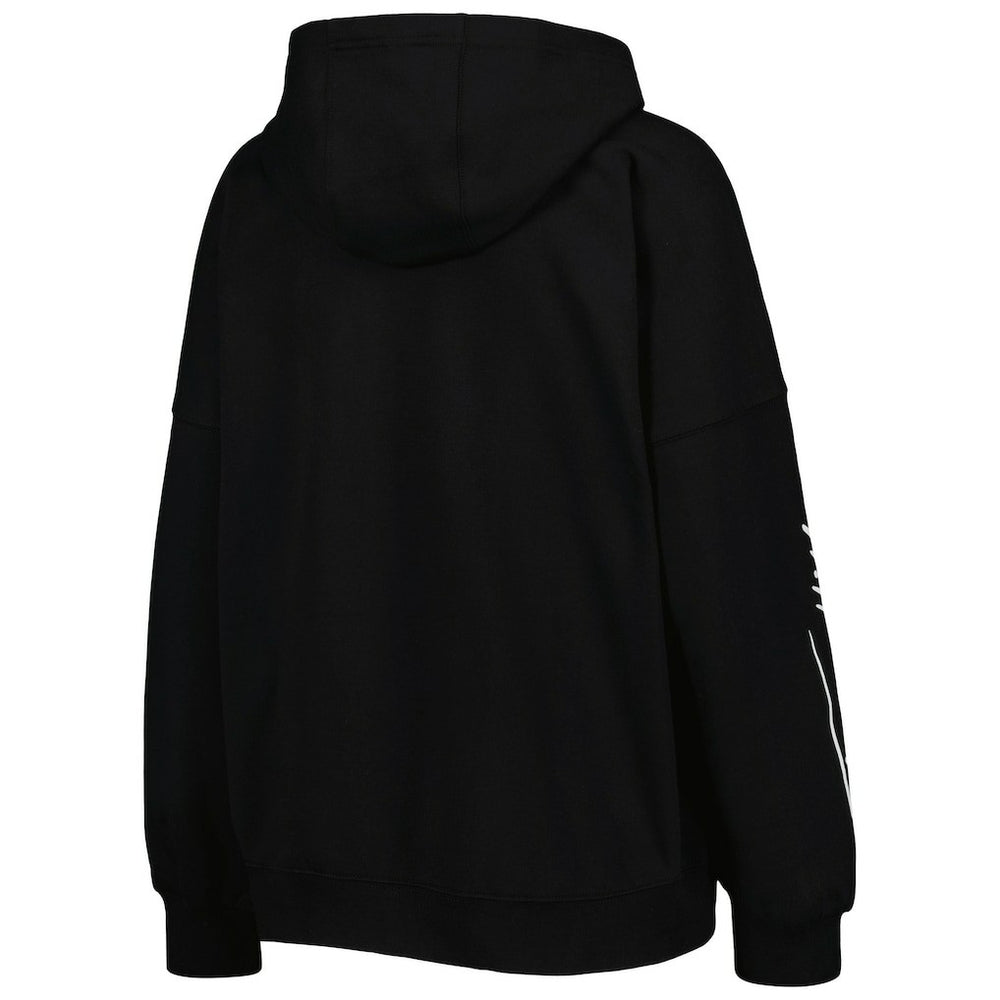 Pittsburgh Steelers Tommy Hilfiger Women's Becca Drop Shoulder Pullover Hoodie Black | NFL