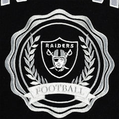 Las Vegas Raiders Tommy Hilfiger Women's Becca Drop Shoulder Pullover Hoodie Black | NFL