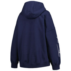 Seattle Seahawks Tommy Hilfiger Women's Becca Drop Shoulder Pullover Hoodie College Navy | NFL