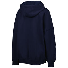 Tennessee Titans Tommy Hilfiger Women's Becca Drop Shoulder Pullover Hoodie Navy | NFL