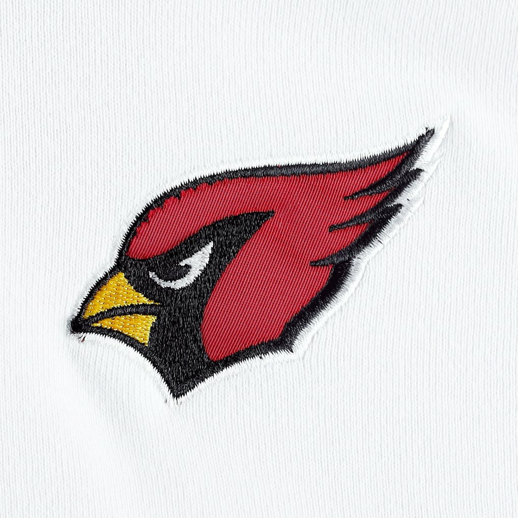 Arizona Cardinals DKNY Sport Women's Bobbi Color Blocked Pullover Hoodie White/Cardinal | NFL