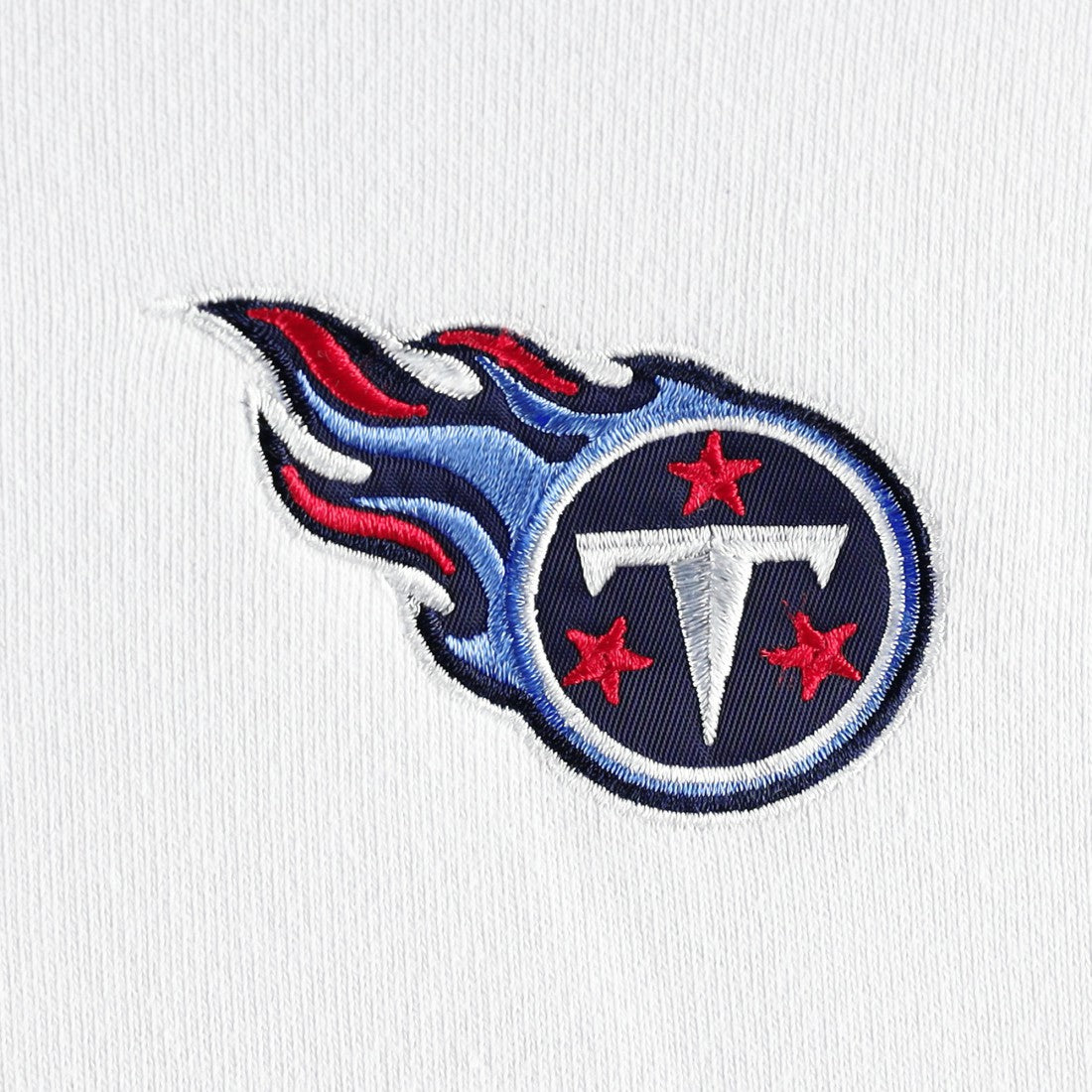 Tennessee Titans DKNY Sport Women's Bobbi Color Blocked Pullover Hoodie White/Navy | NFL