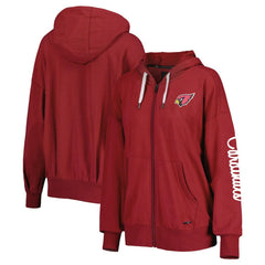 Arizona Cardinals MSX by Michael Strahan Women's Emerson Lightweight Full-Zip Hoodie Cardinal | NFL