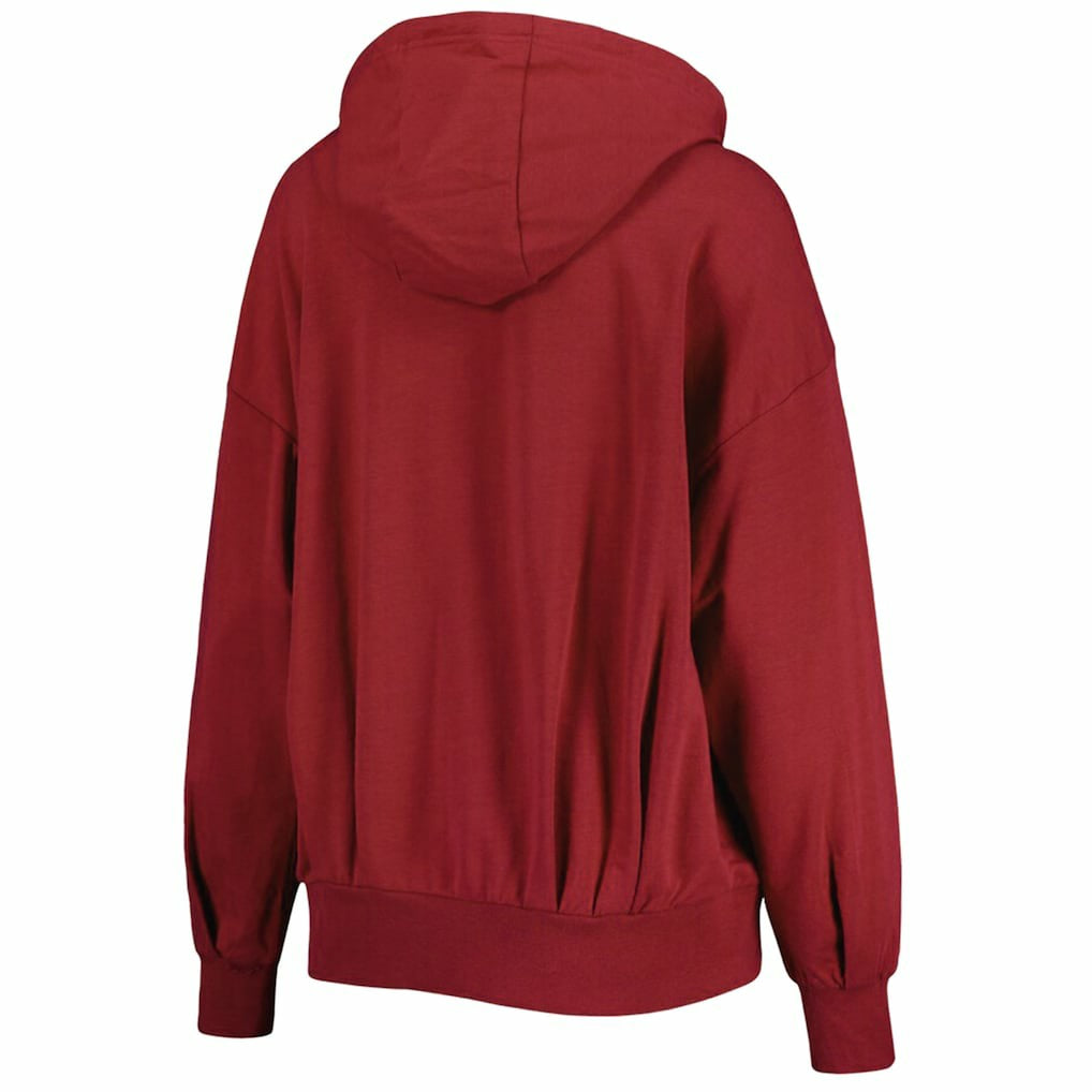 Arizona Cardinals MSX by Michael Strahan Women's Emerson Lightweight Full-Zip Hoodie Cardinal | NFL