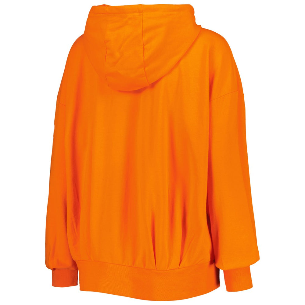Denver Broncos MSX by Michael Strahan Women's Emerson Lightweight Full-Zip Hoodie Orange | NFL